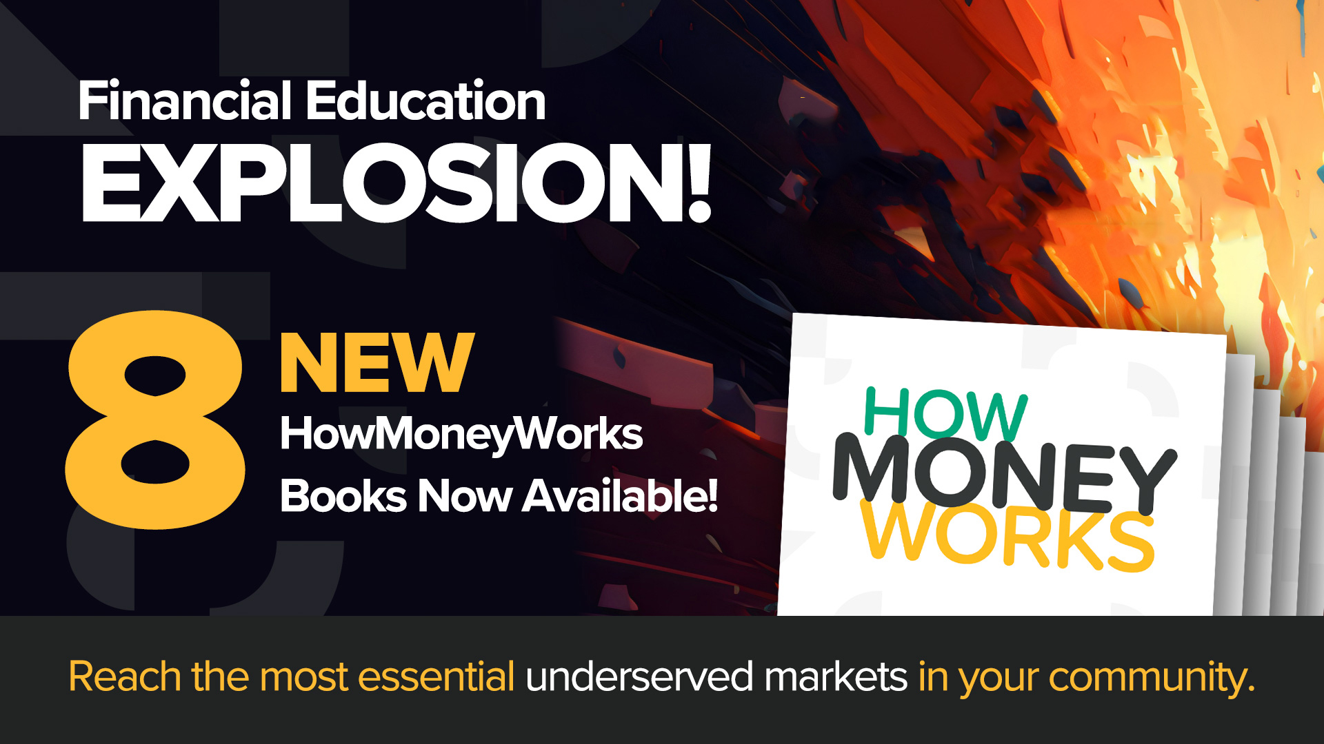8 nuevos libros de HowMoneyWorks - Hoy presentamos una nueva y variada línea de libros de educación financiera